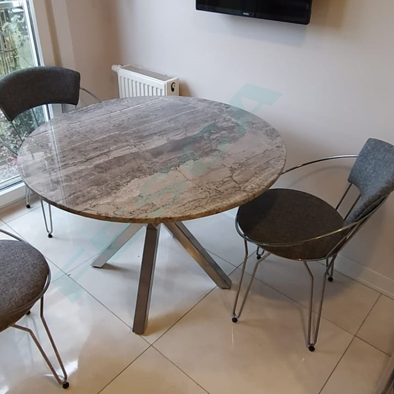 Olive Grey Marble Table 78